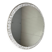 Berthold müller oerlinghausen large round mosaic mirror
