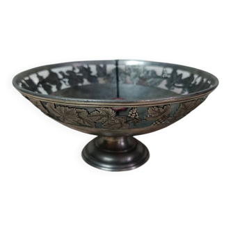 Fruit bowl in pewter