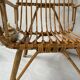 Chaise d’enfant en rotin vintage