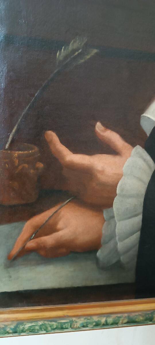 Antique portrait of a magistrate, late 17th - early 18th century