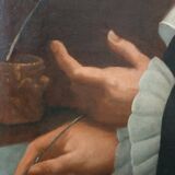 Antique portrait of a magistrate, late 17th - early 18th century