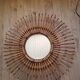 Rattan sun mirror