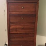 Solid walnut chest of drawers