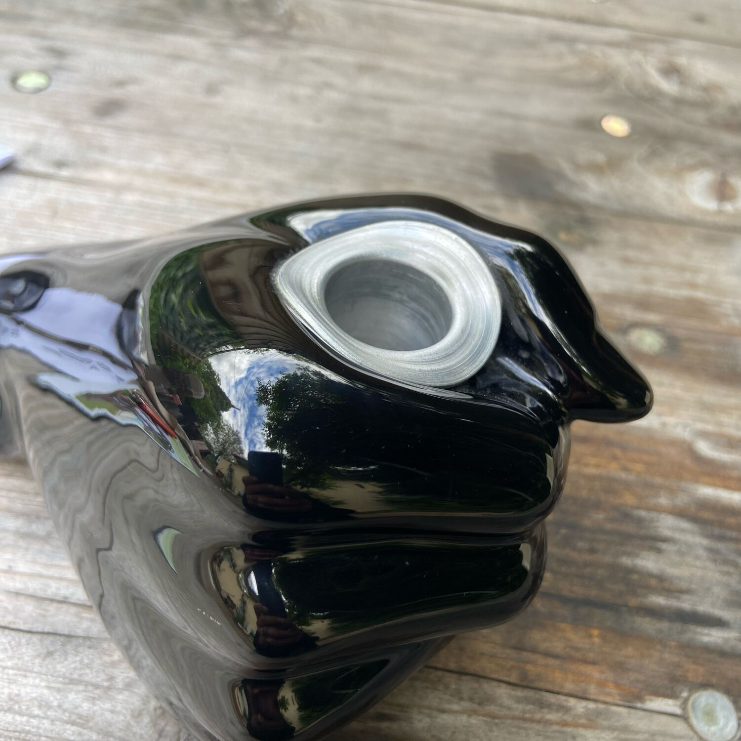 Vintage ceramic candle holder