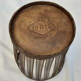 Vintage metal wastepaper basket