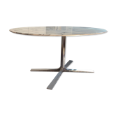 Oval marble table design