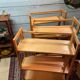 Vintage 1960s design folding bookcase