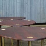 Nesting tables partroy de Pierre Cruege edition forms 1955