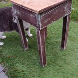 Patinated farmhouse stool