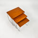 Ensemble de tables gigognes Brabantia du milieu du siècle, années 1960