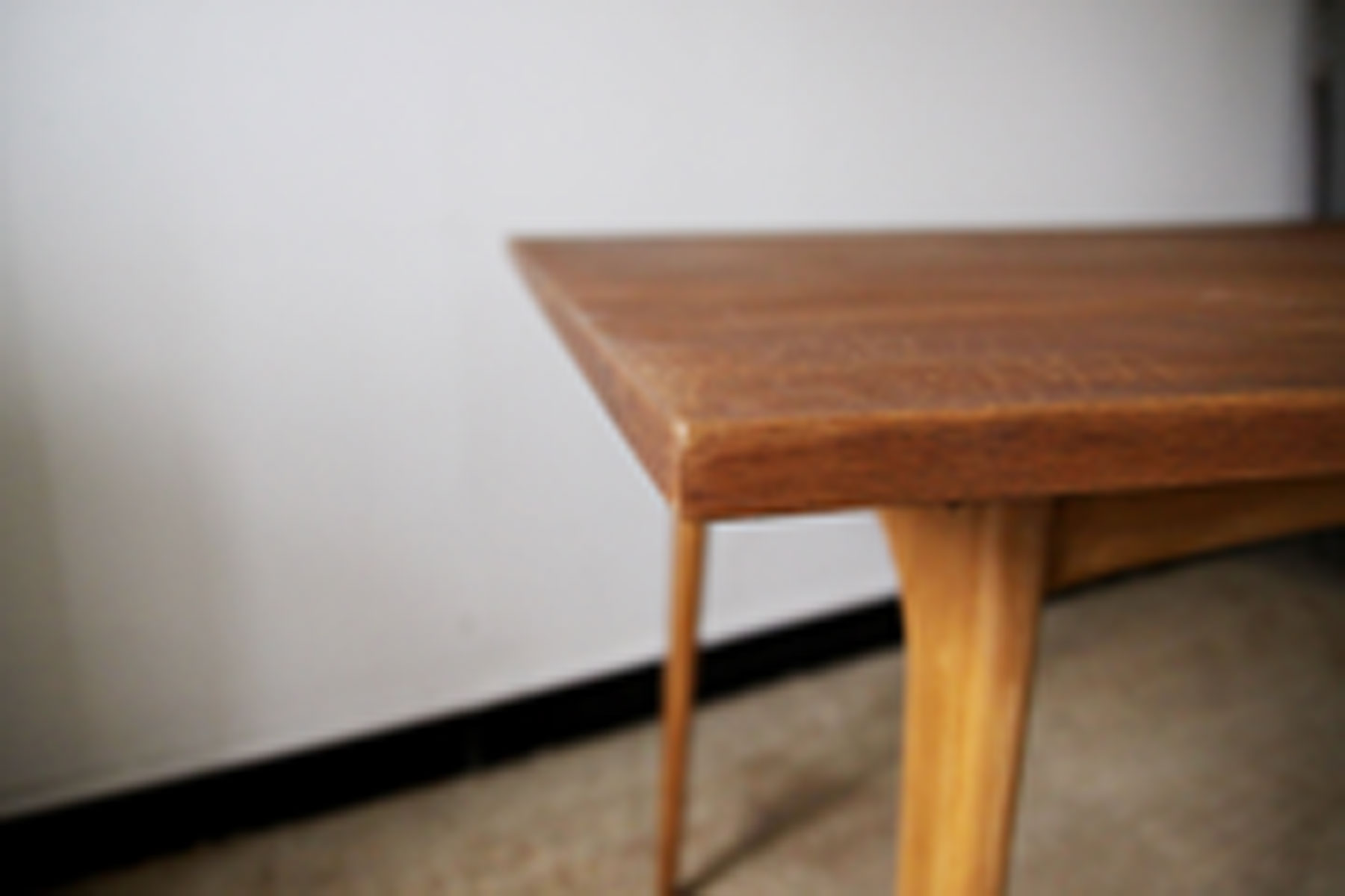 Vintage wooden dining table