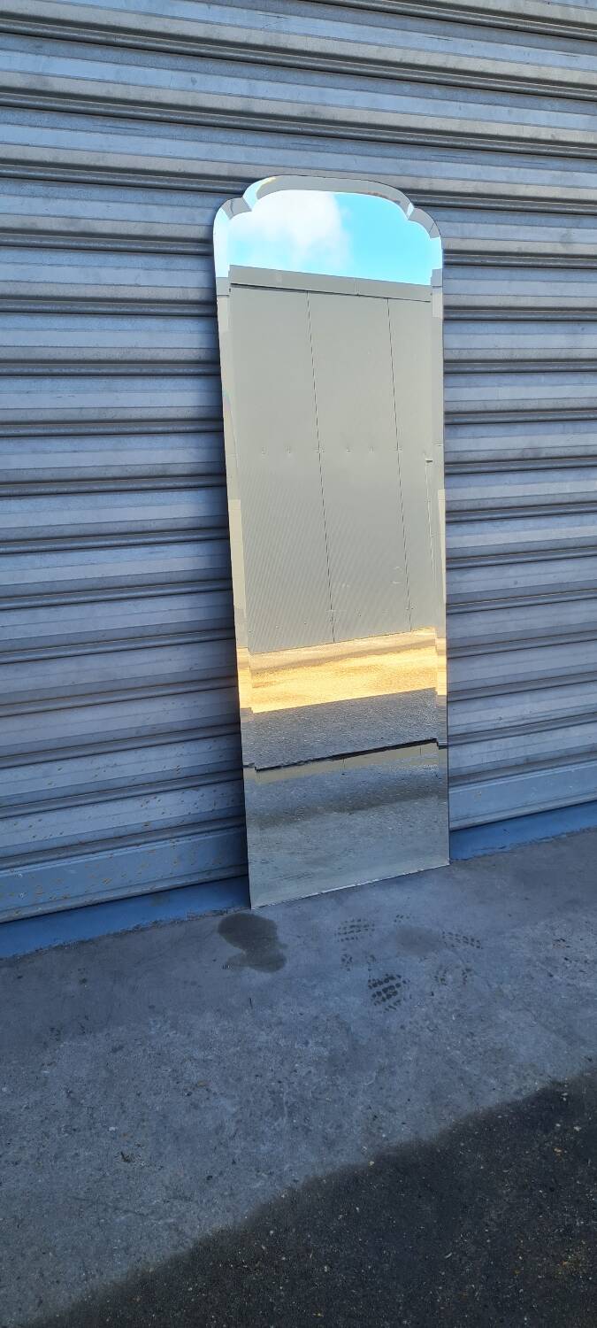 Art deco beveled mirror