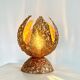 Sculptural Brutalist Table Lamp In Copper By Aimo Tukiainen For Oy Moonlight, Finland 1970S