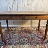 Louis Philippe style oak desk or table