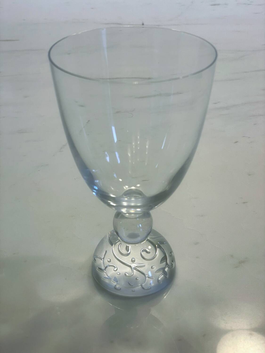 Set of 6 crystal stemmed glasses - large model - JG DURAND