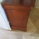 Cherry wood commode - solid wood - with a rounded edge - Louis Philippe - 4 drawers