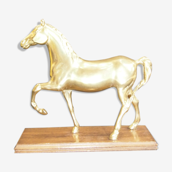 Horse statue brass / vintage / figurines