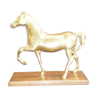 Horse statue brass / vintage / figurines