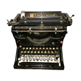 Ancienne machine à écrire de marque underwood