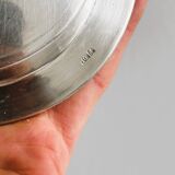 Coquillor silver metal butter dish