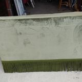 Bench epoque 19 ieme velvet green