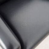 Leather armchair, Danish design, 1970s, production: Denmark