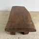 Asian solid wood quadripod brutalist coffee table H30 L81 l42
