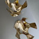 Vintage RARE Pair Of F. Neumann Solinger Silver Plated Fruit Serving D