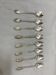 6 sorbet spoons, Cailard Bayard silver, 19th century