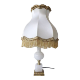 Lampe marbre et laiton