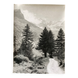 Bernard Darot silver gelatin photograph, 20th century, mountain landscape