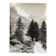 Bernard Darot silver gelatin photograph, 20th century, mountain landscape