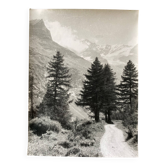 Photo argentique Bernard Darot XXe paysage de montagne