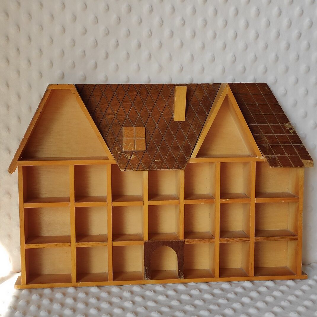 Vintage wooden house locker