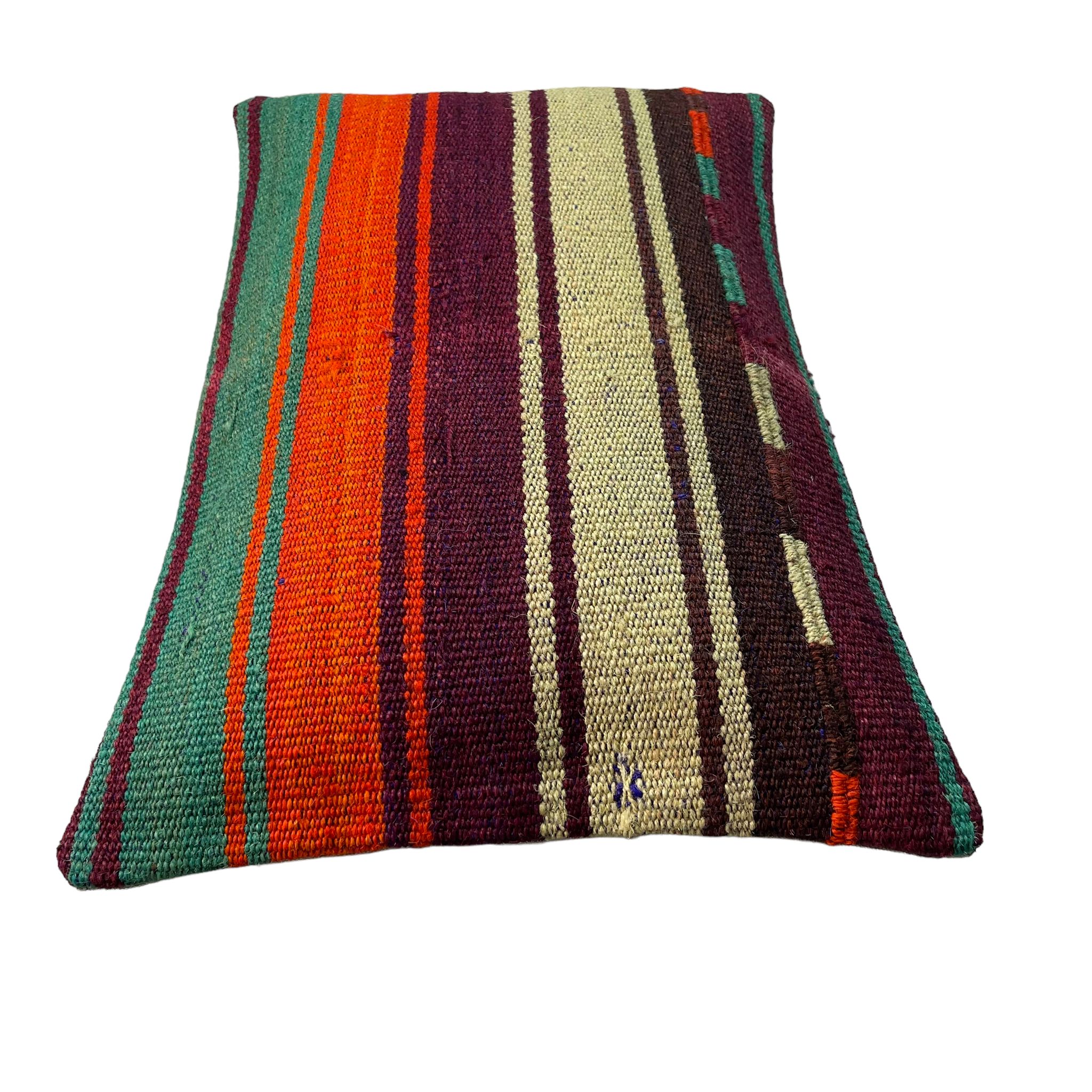 Housse de coussin kilim turc vintage, 30 x 50 cm