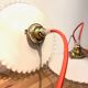 Opaline pendant lamp - vintage - retro - upcycling - unique piece - lamps