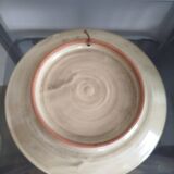 Vintage Vallauris decorative plate, 1970s.