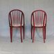 Deux chaises Thonet N ° A846 - Otto Prutscher - 1925 -Assises cuir -
