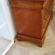 Cherry wood ogee chest of drawers - 4 drawers - 80s - long chest of drawers - Louis Philippe style