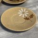 Set of 5 St Amand Autumn porcelain cups and saucers.