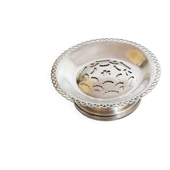 Coquillor Glace butter dish in silver, 1950s, butter display