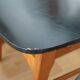 Lot de 6 chaises scandinaves skaï noir