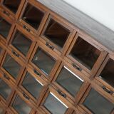 Meuble de mercerie ancien en chêne allemand, années 1920/30