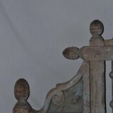 Two parts of railings, kind of crows from the 19th century. century carved wood