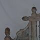 Two parts of railings, kind of crows from the 19th century. century carved wood