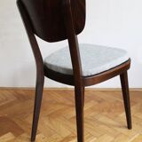 Ensemble de quatre chaises de salle à manger du milieu du siècle des années 1960 par TON