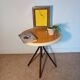 Side table with tapered legs