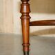 Victorian captain's chair in mahogany and leather