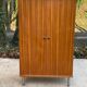 Scandinavian wooden chest of drawers sideboard cabinet with 2 doors 123cm