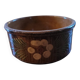 Glazed stoneware salad bowl from Soufflenheim 60s